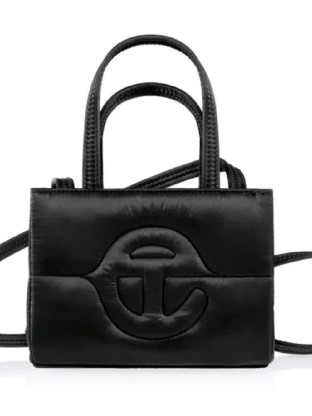 Telfar Small Puff Shopper Black